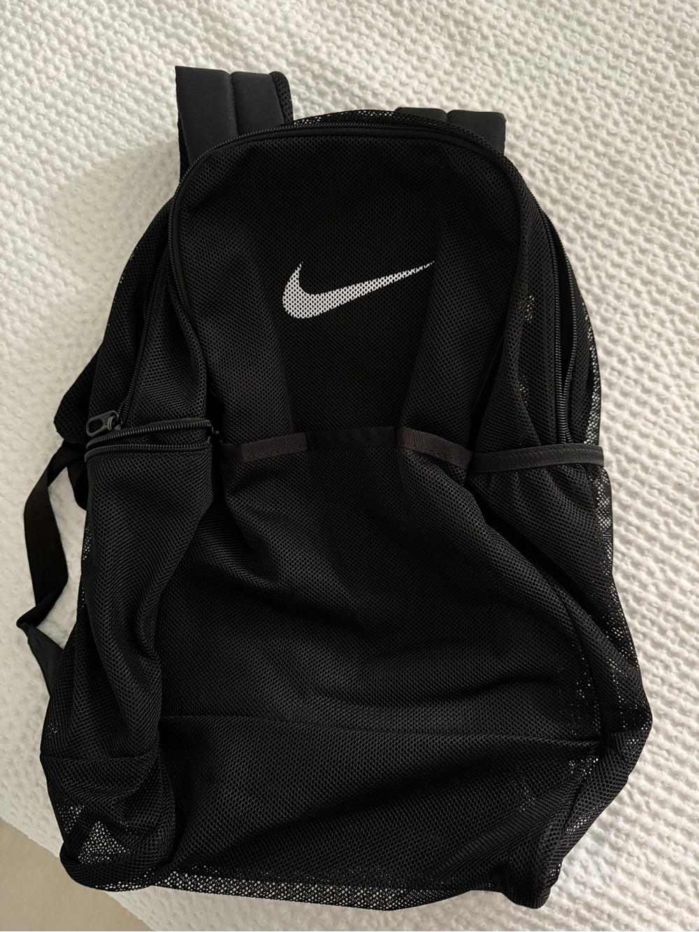 Nike Black Mesh Backpack **New without tag**